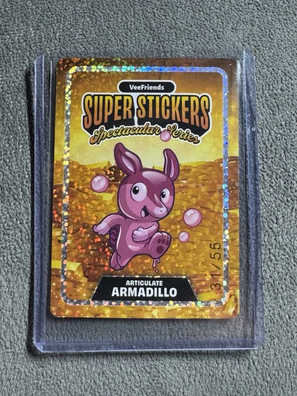 2026 VeeFriends Super Stickers Spectacular Series Articulate Armadillo 31/55