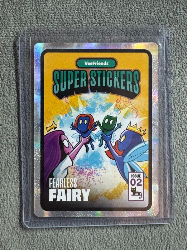 VeeFriends Super Stickers Spectacular Series Fearless Fairy Comic Insert