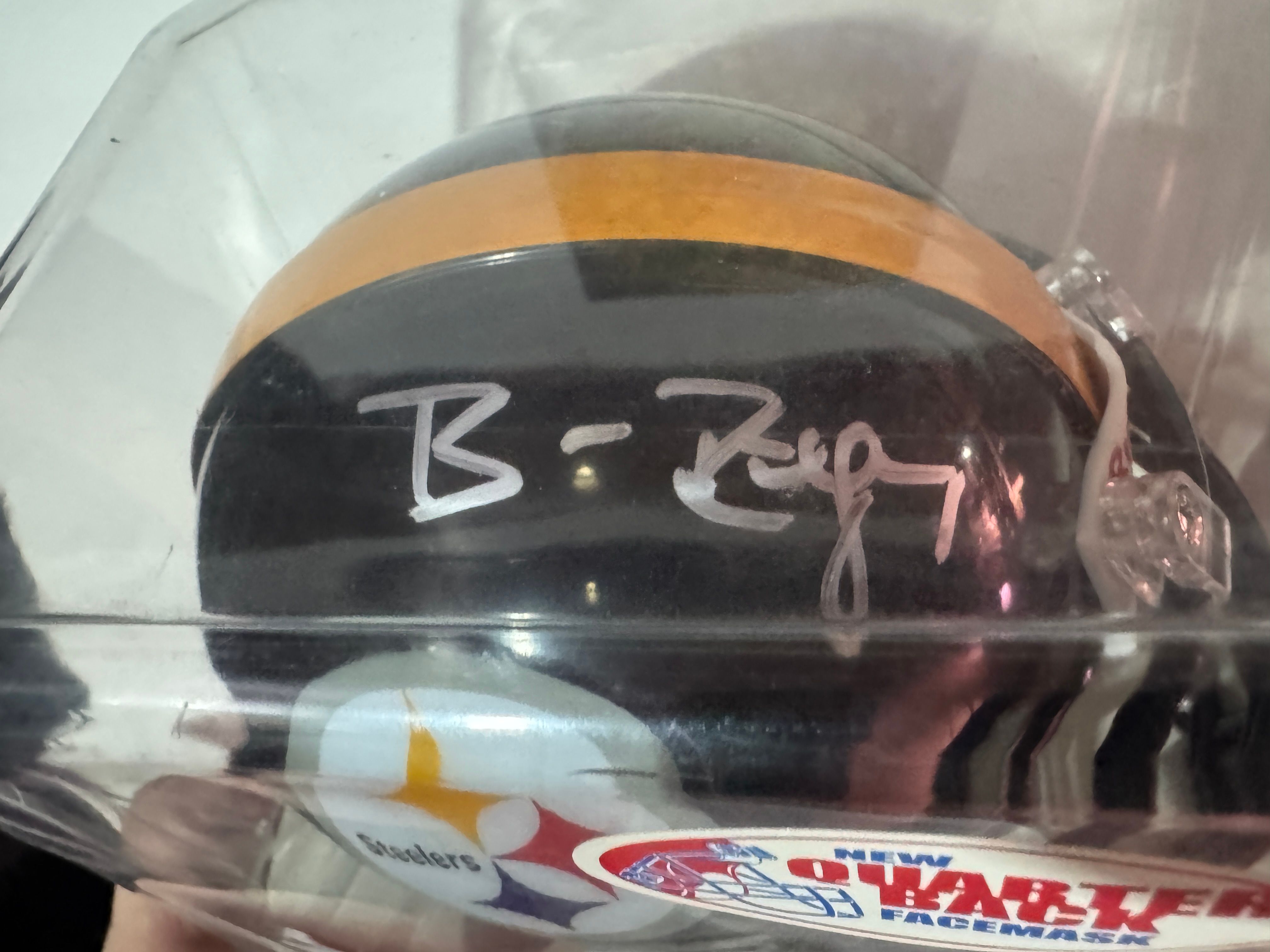 Ben Roethlisberger Signed Pittsburgh Steelers Riddell Mini Helmet