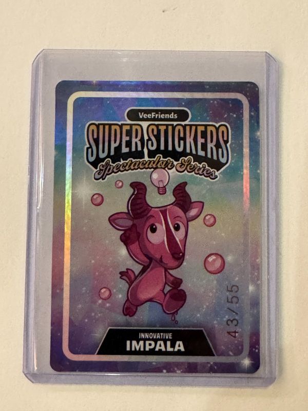 2026 VeeFriends Spectacular Series Innovative Impala Bubble Gum/Hologram 43/55