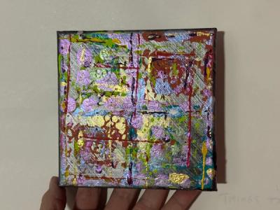 Iridescent Grid Bloom