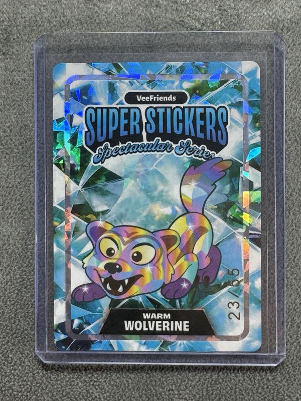 2026 VeeFriends Super Stickers Spectacular Series Warm Wolverine Sticker 23/55