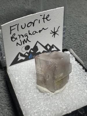 Fluorite Cubic Crystal with Copper & Chalcopyrite — Bingham, NM