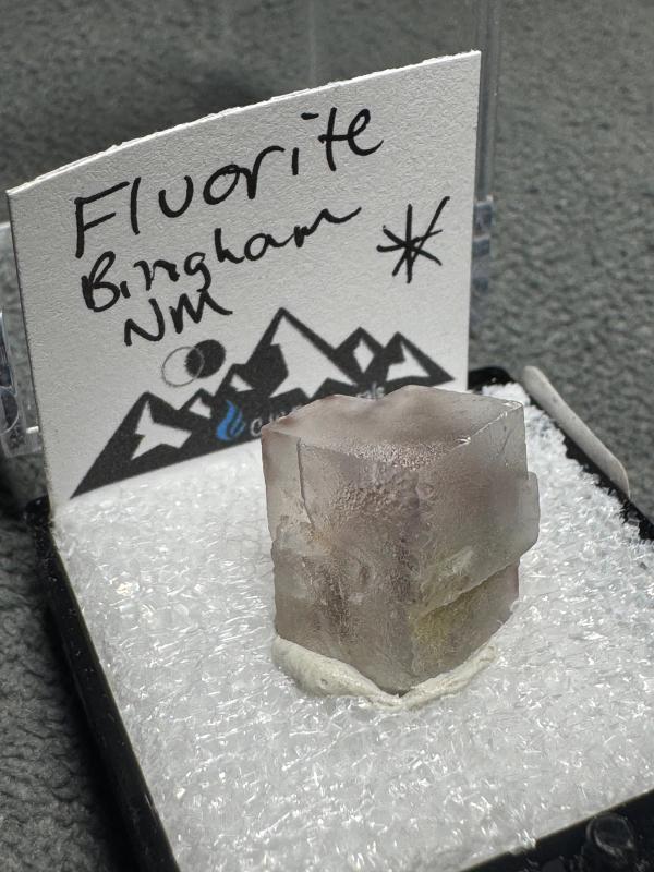 Fluorite Cubic Crystal with Copper & Chalcopyrite — Bingham, NM