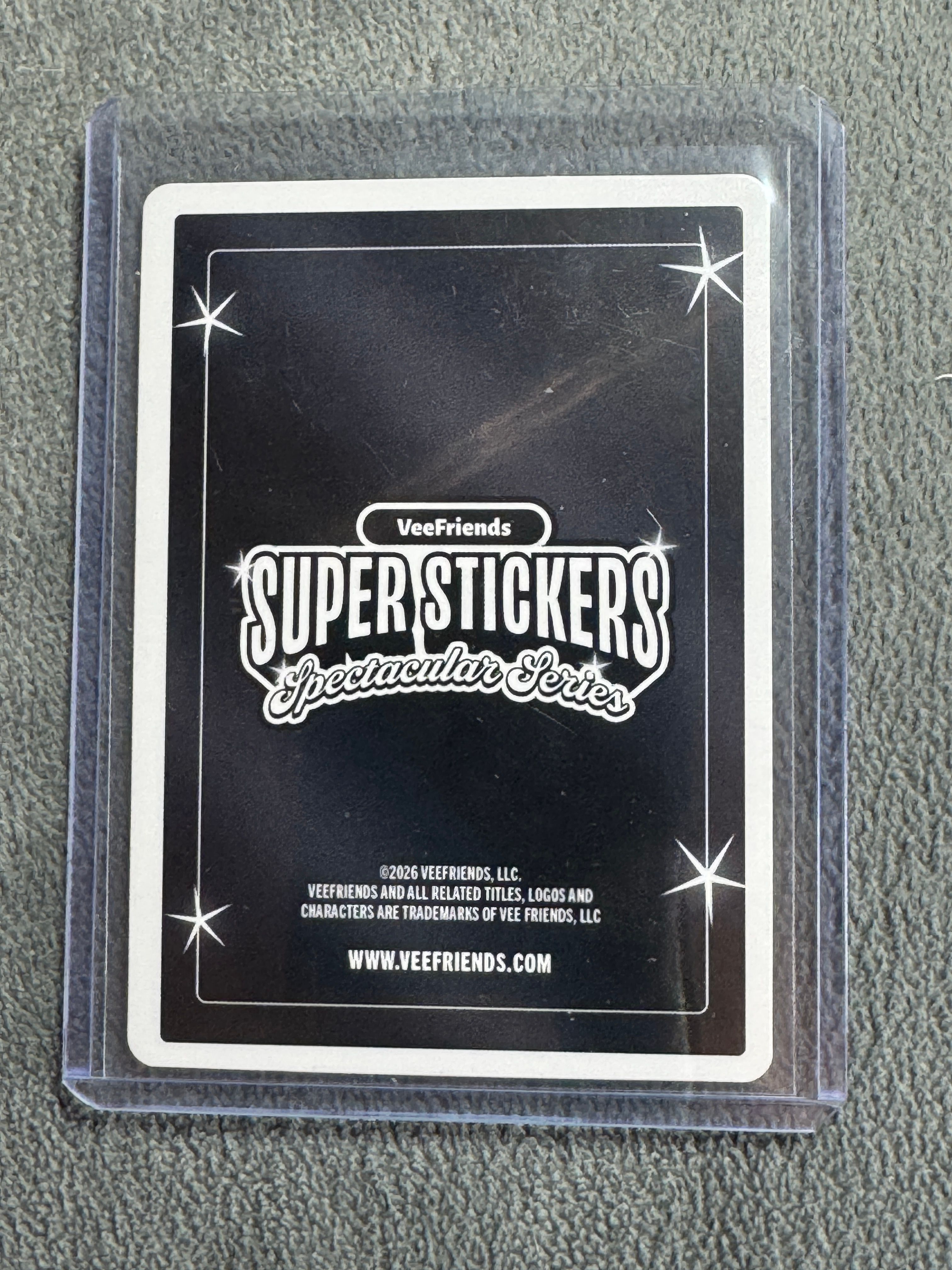 VeeFriends Super Stickers Spectacular Series GaryVee Bubble Gum / Lava Numbered 30/55
