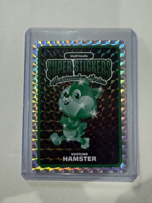 2026 VeeFriends Spectacular Series Hustling Hamster Emerald Base