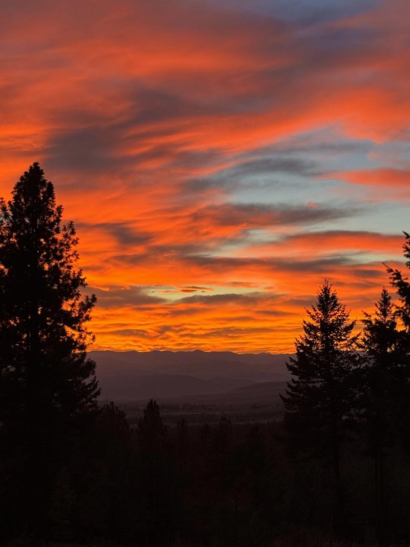 Sunset Over the Homestead