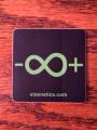 Infinitely Meta Matte Black Sticker