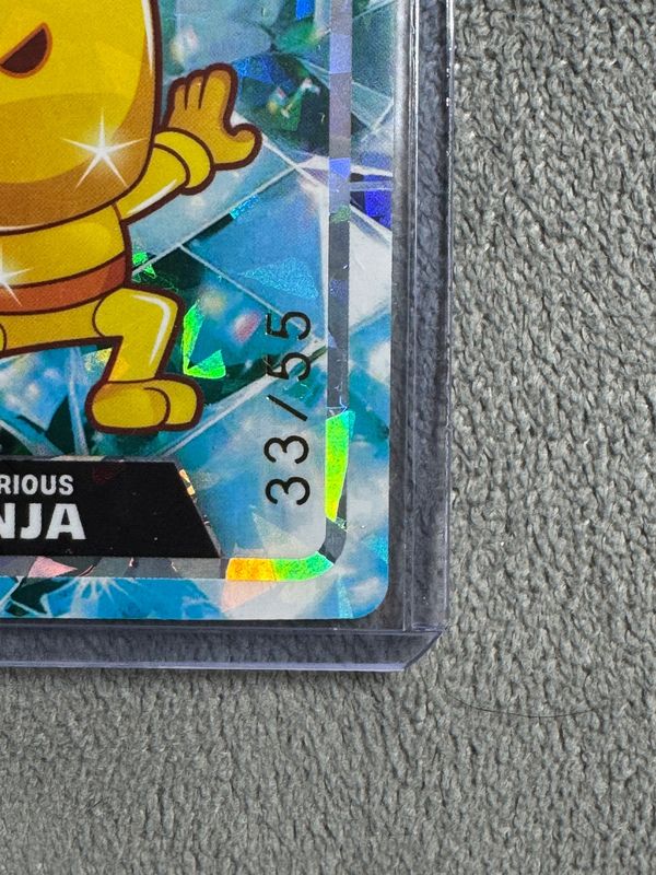 VeeFriends Super Stickers Spectacular Series Notorious Ninja Gold on Diamond Numbered 33/55