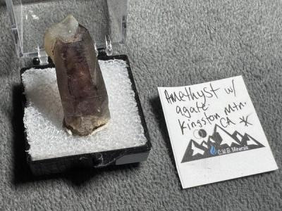 Amethyst w/ Agate – Kingston Mtn., CA