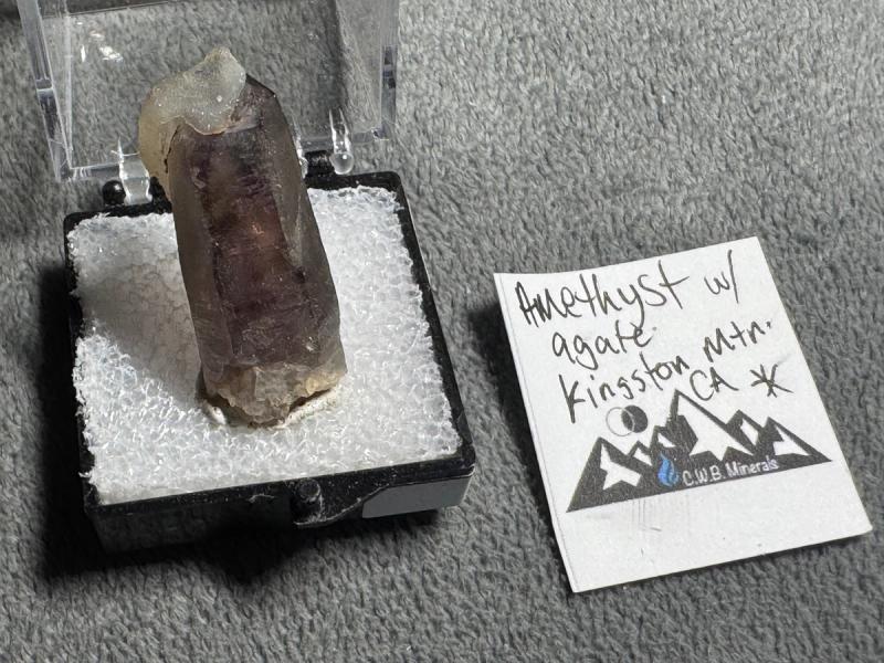 Amethyst w/ Agate – Kingston Mtn., CA