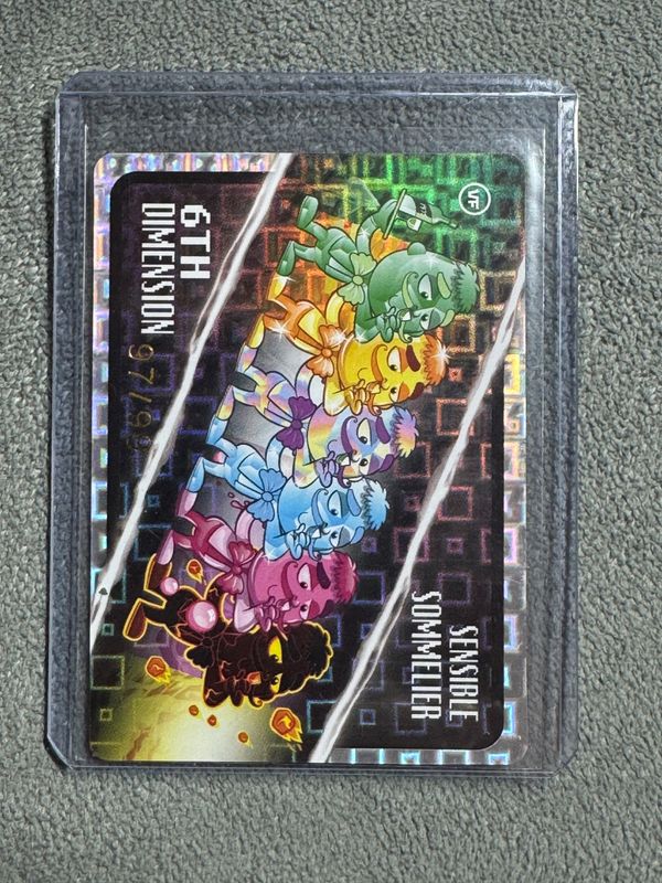 VeeFriends Super Stickers Spectacular Series Sensible Sommelier 6th Dimension