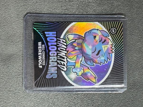 VeeFriends Super Stickers Spectacular Series Well-Connected Werewolf Haunted Holograms