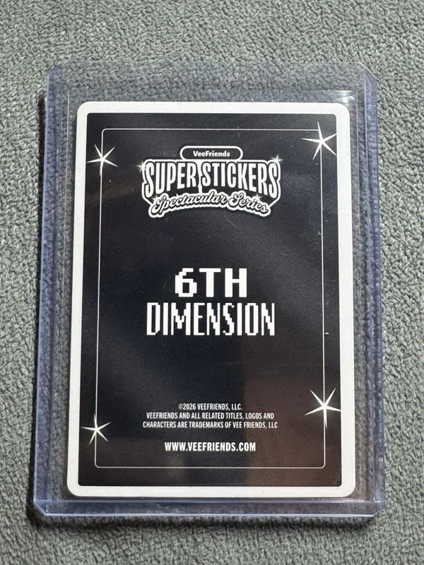 2026 VeeFriends Super Stickers Spectacular Series Resilient Red Devil 08/55