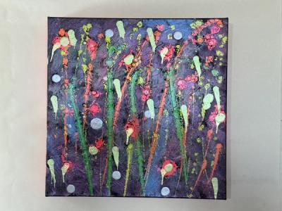 Neon Botanical Fever Dream