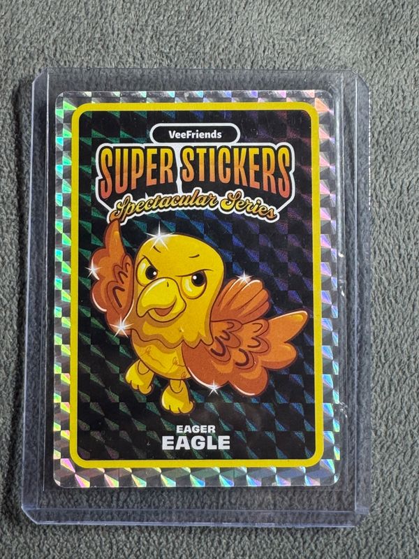 VeeFriends Super Stickers Spectacular Series Eager Eagle Hologram