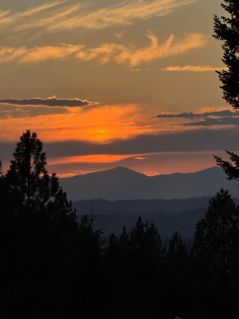 Valley Sunset — Wide View