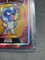 VeeFriends Super Stickers Spectacular Series Poised Pug Diamond on Lava Numbered Parallel 05/55