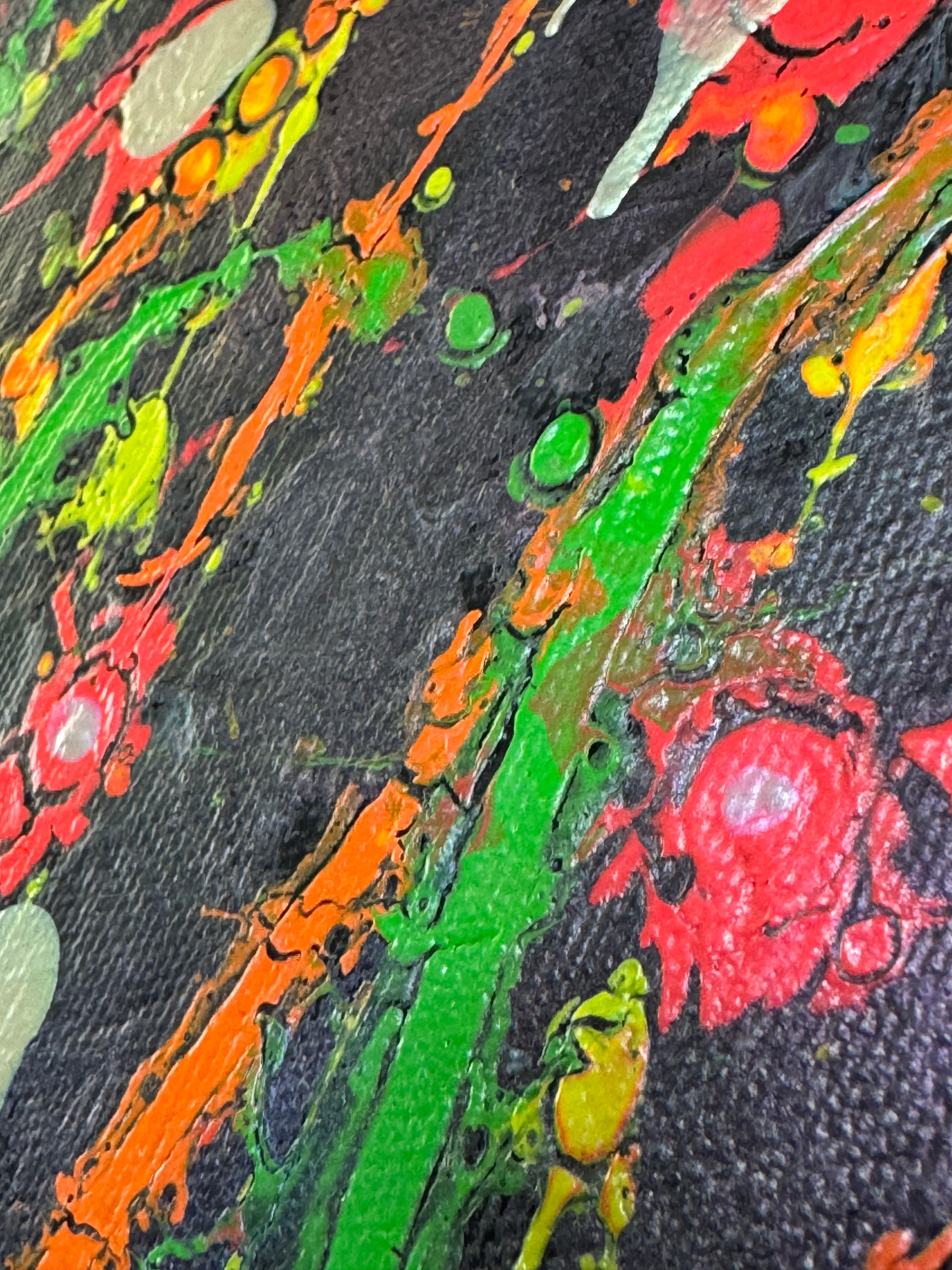 Neon Botanical Fever Dream