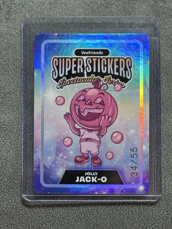 2026 VeeFriends Super Stickers Spectacular Series Jolly Jack-O Sticker 34/55