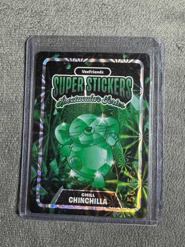 VeeFriends Stickers Spectacular Series Chill Chinchilla Super  50/55