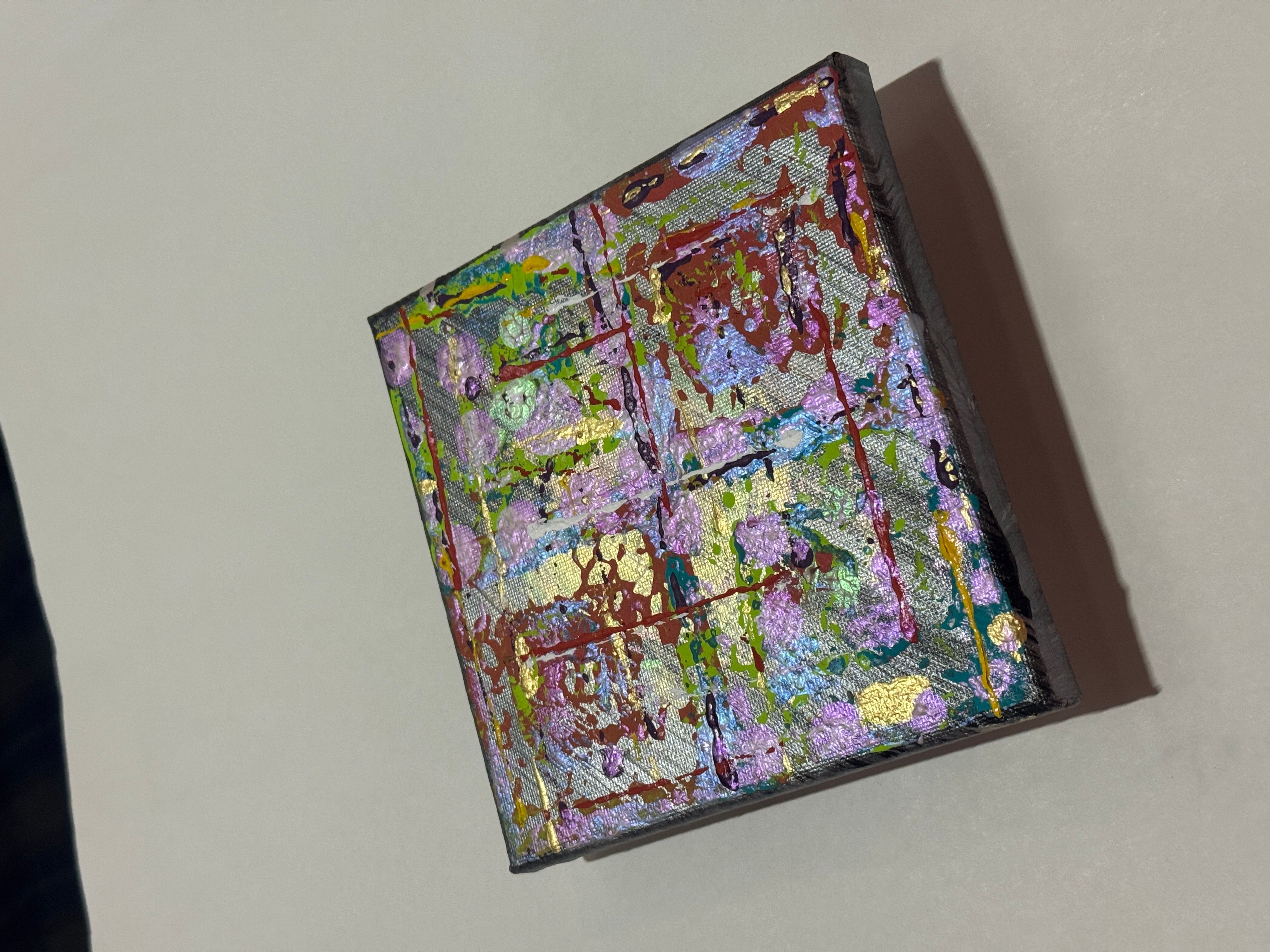 Iridescent Grid Bloom