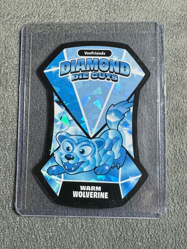 VeeFriends Super Stickers Spectacular Series - Warm Wolverine Diamond Die Cuts