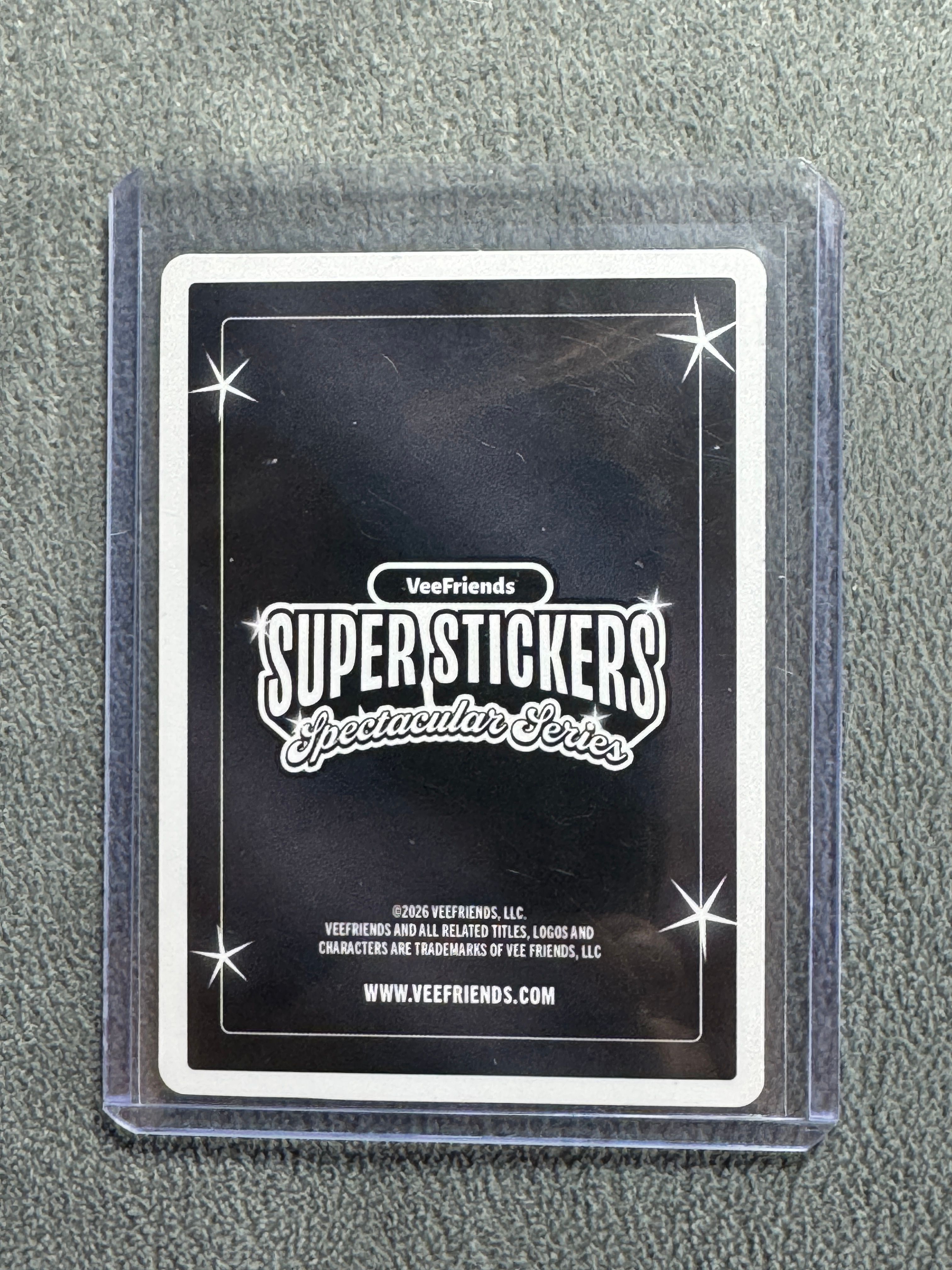 VeeFriends Super Stickers Spectacular Series GaryVee Gold / Bubble Gum Numbered 18/55