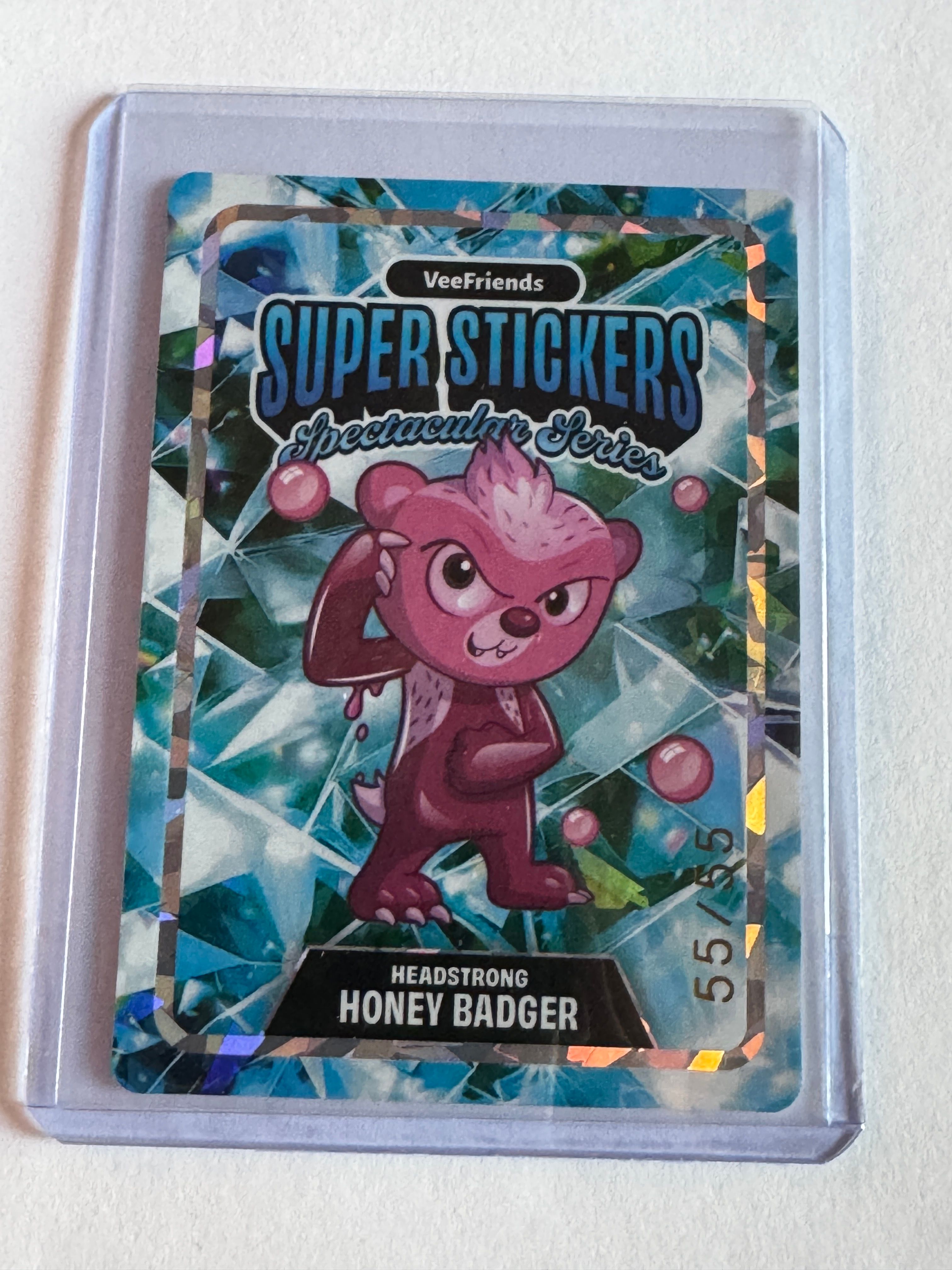 Headstrong Honey Badger Super Stickers Spectacular Series 55/55
