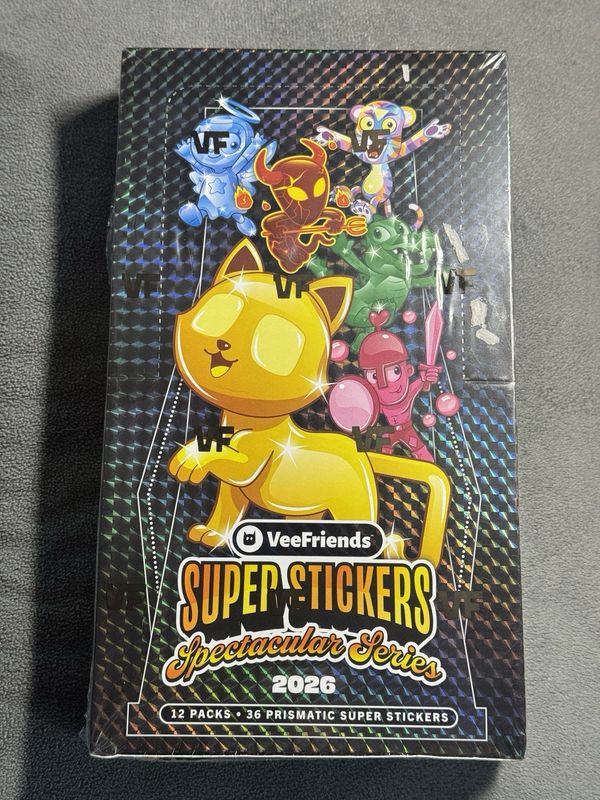 2026 VEEFRIENDS SUPER STICKERS SPECTACULAR SERIES HOBBY BOX