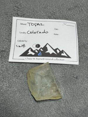 Topaz Crystal — Colorado
