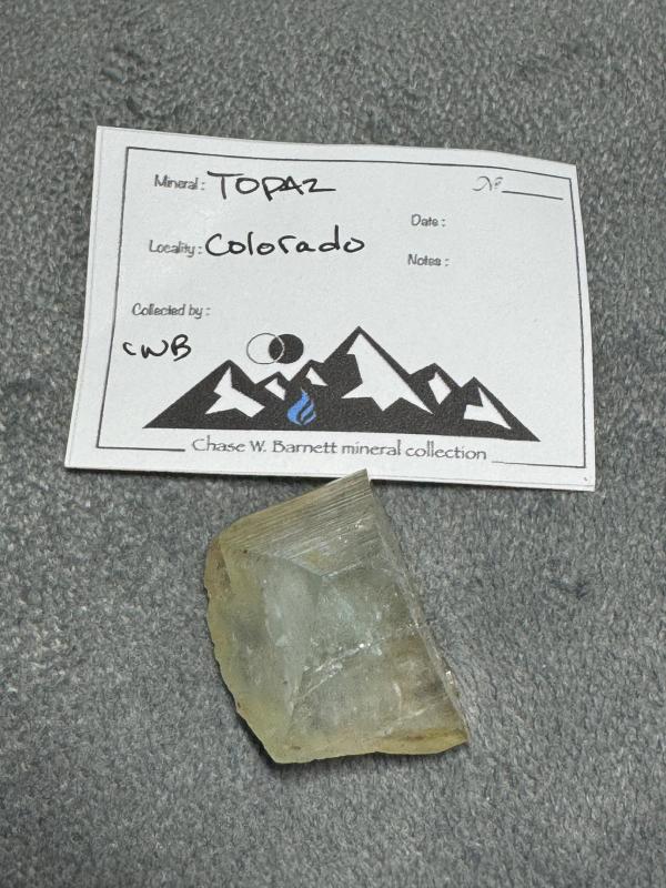 Topaz Crystal — Colorado