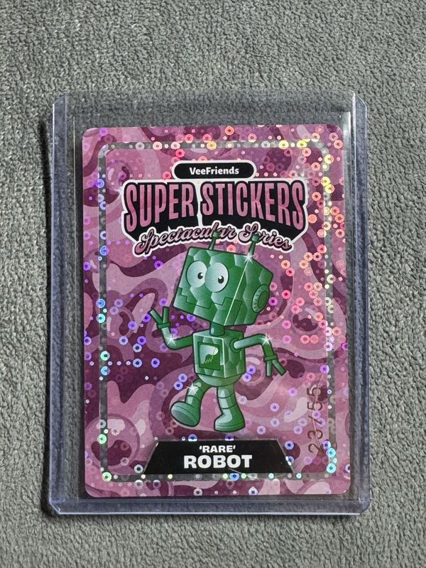 2026 VeeFriends Super Stickers Spectacular Series Rare Robot 23/55