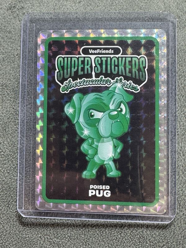 2026 VeeFriends Super Stickers Spectacular Series Poised Pug Sticker