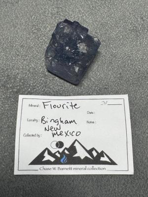 Blue-Purple Fluorite Cluster