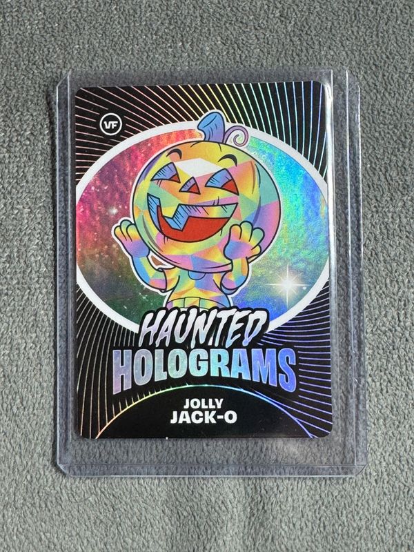 VeeFriends Super Stickers Spectacular Series Jolly Jack-O Haunted Holograms