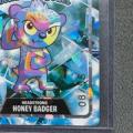 VeeFriends Super Stickers Spectacular Series Headstrong Honey Badger Hologram / Diamond Numbered 08/55