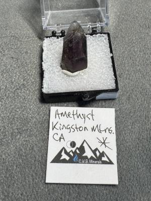 Amethyst Crystal Point - Kingston Mtns, CA