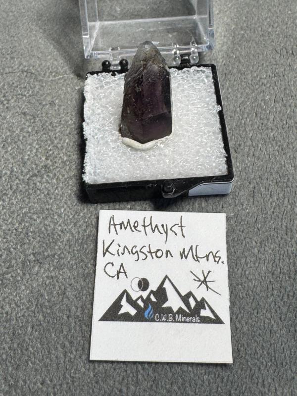 Amethyst Crystal Point - Kingston Mtns, CA