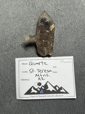 Smoky Quartz Crystal Cluster — St. Teresa Mountains, AZ