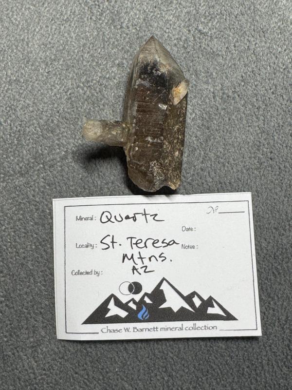 Smoky Quartz Crystal Cluster — St. Teresa Mountains, AZ