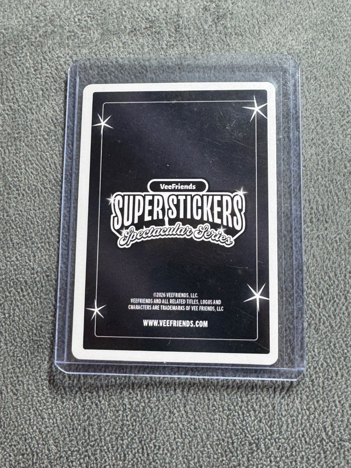 VeeFriends Super Stickers Spectacular Series GaryVee Holographic Lava Base