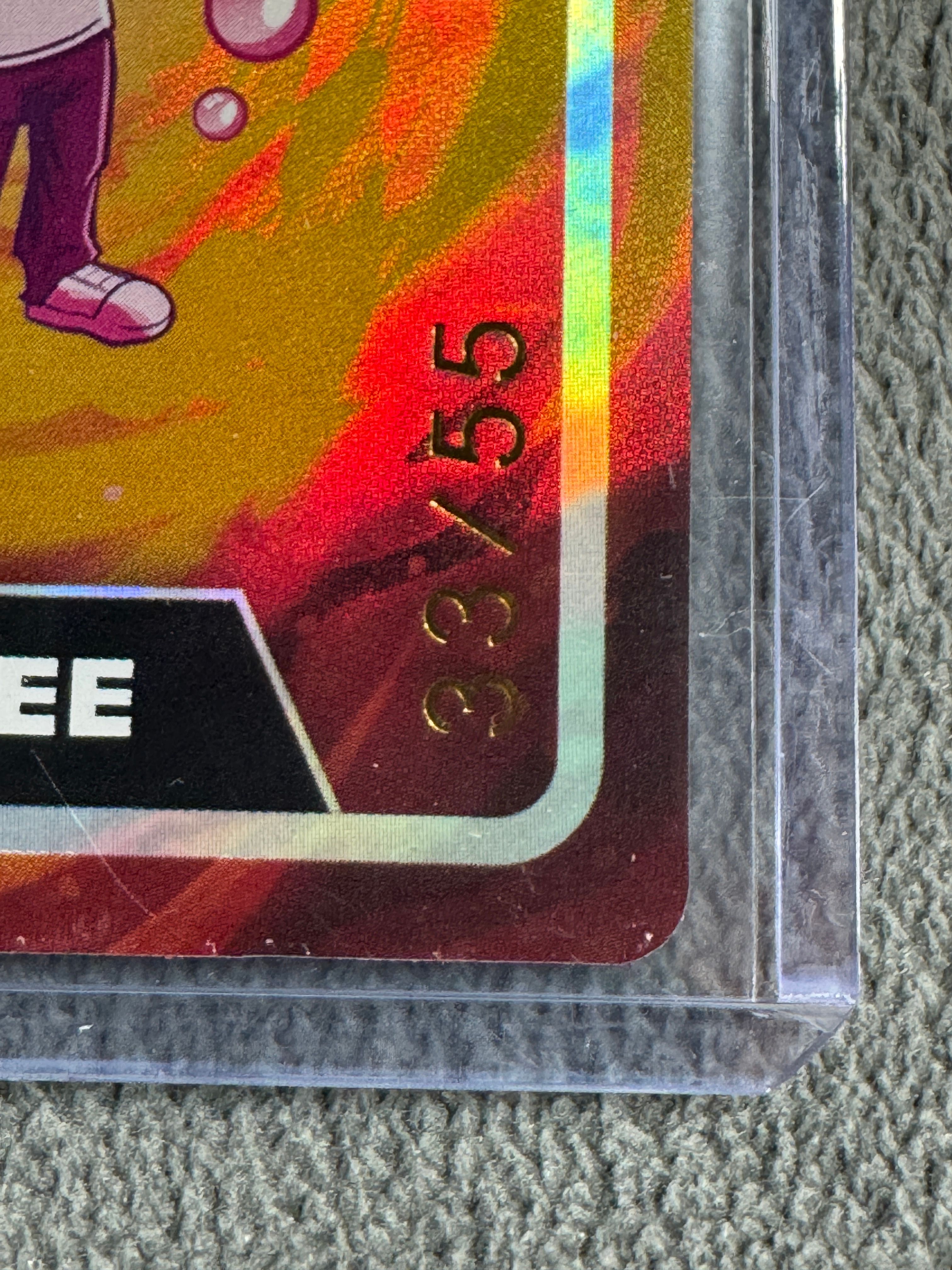 VeeFriends Super Stickers Spectacular Series GaryVee Bubble Gum / Lava Numbered 33/55