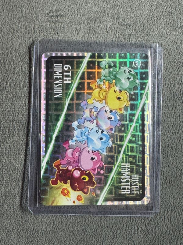 VeeFriends Super Stickers Spectacular Series 6th Dimension Hustle Hamster Insert