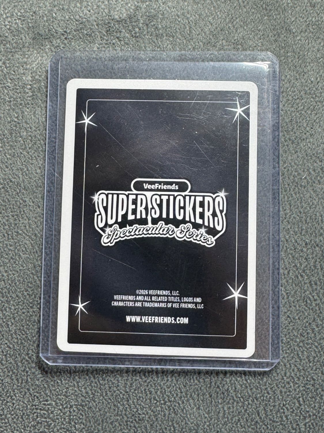 VeeFriends Super Stickers Spectacular Series Headstrong Honey Badger Hologram / Lava Numbered 05/55