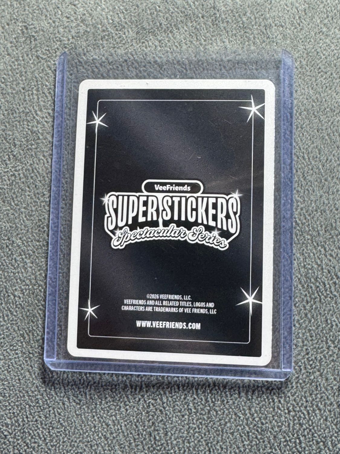 VeeFriends Super Stickers Spectacular Series GaryVee Emerald / Gold Numbered 09/55