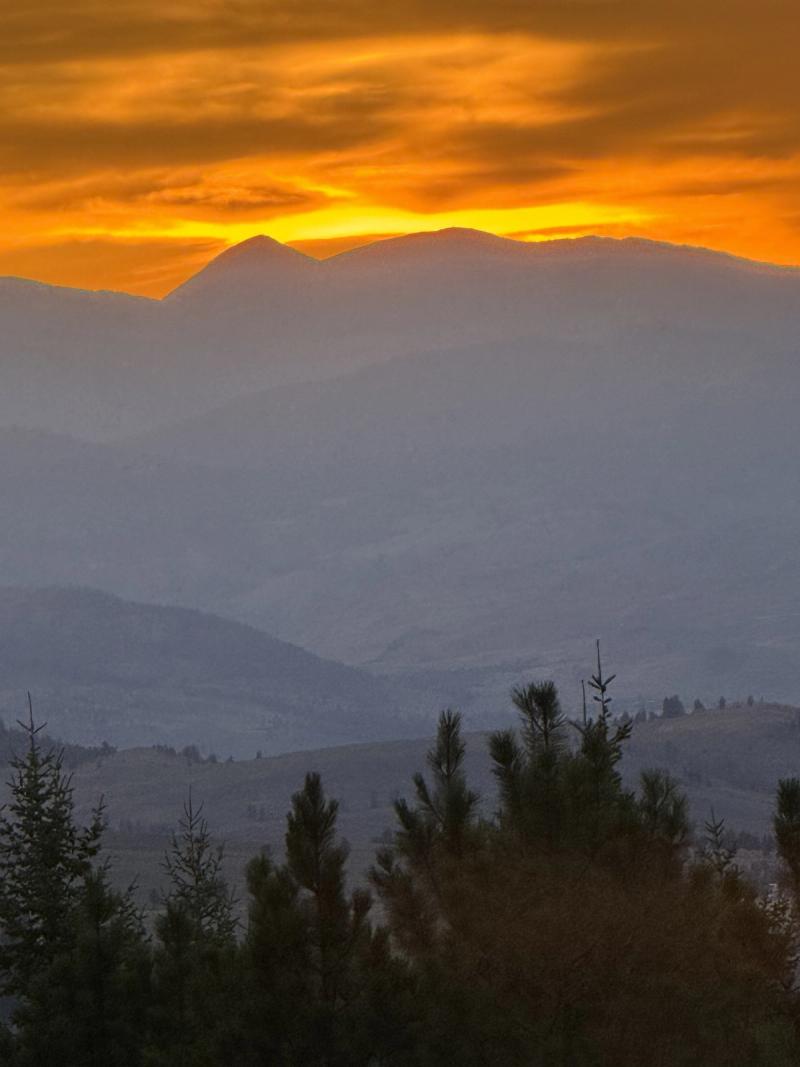 Mountain Sunset — Tunk Valley