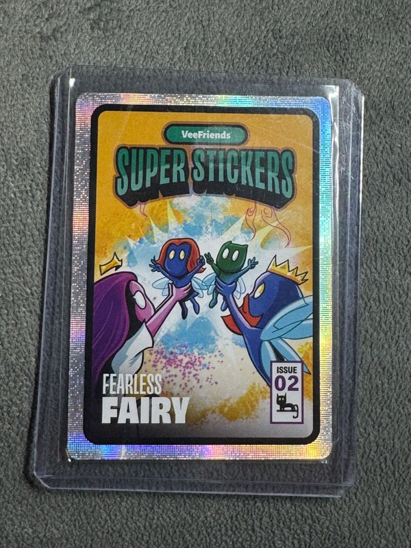 VeeFriends Super Stickers Spectacular Series Fearless Fairy Comic Insert