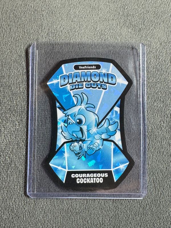VeeFriends Super Stickers Spectacular Series Courageous Cockatoo Diamond Die-Cut