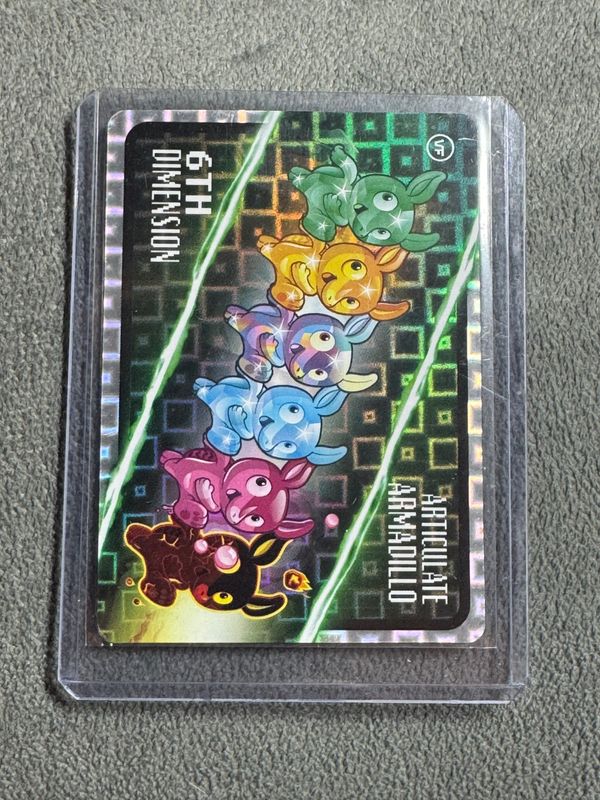 VeeFriends Super Stickers Spectacular Series Articulate Armadillo 6th Dimension Insert